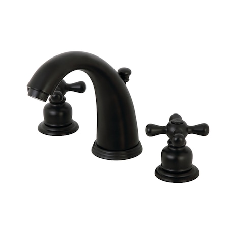 Kingston Brass KB980AX Victorian 2-Handle 8" Widespread Bathroom Faucet, Matte Black KB980AX